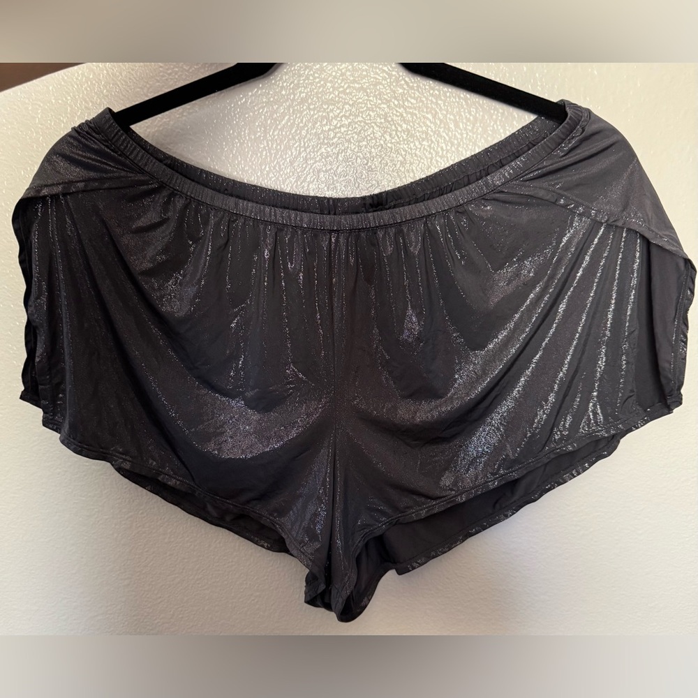 Victoria Secret Sexy Silky Metallic Lounge Short Bottoms Size L
